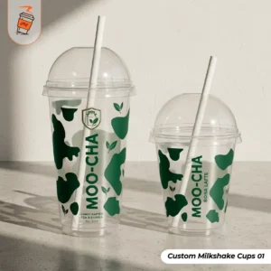 Custom Milkshake Cups with lid (1)