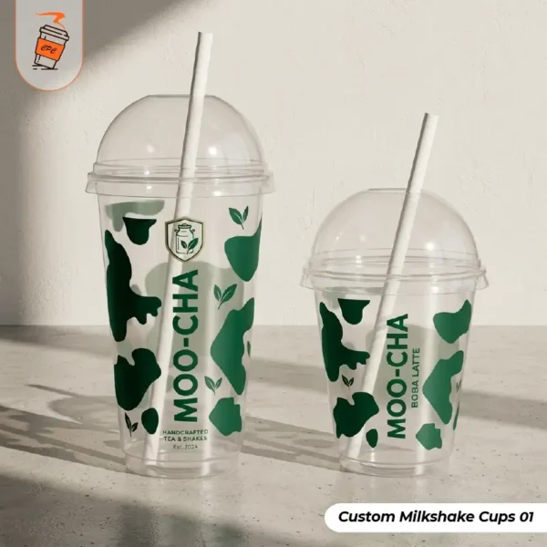 Custom Milkshake Cups with lid (1)