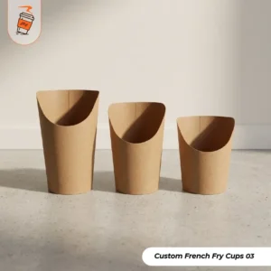 Custom kraft French Fry Cups (3)