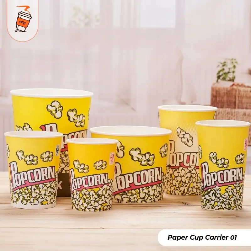 Custom popcorn paper cups (1)