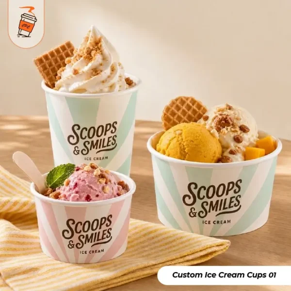 Custom Ice Cream Cups