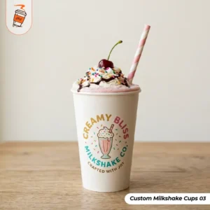 Custom Milkshake Cups