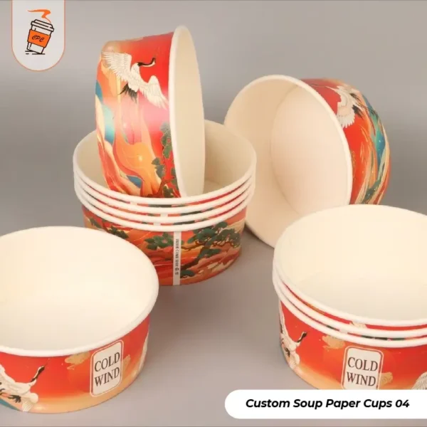 Custom printed Soup Cups (4)