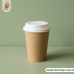 Double Wall Paper Cups with lid (4)