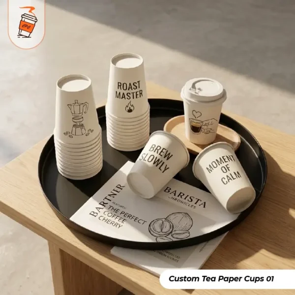 Custom Paper Tea Cups