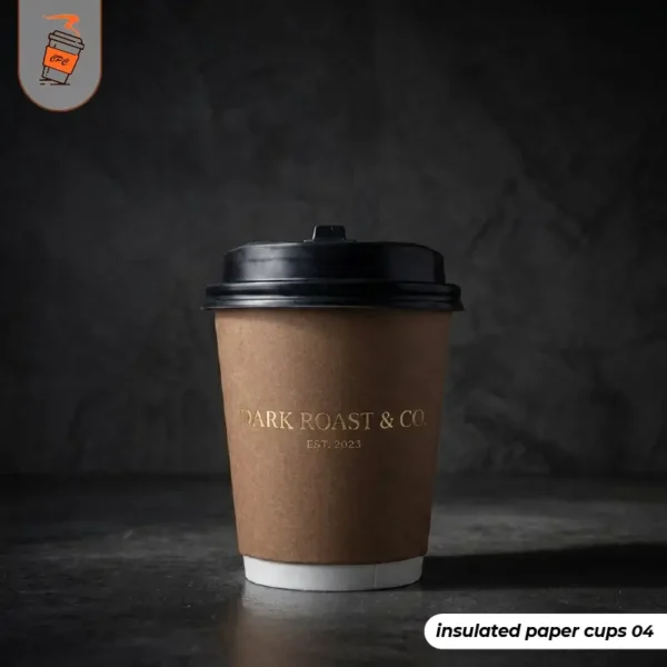 insulated paper cups with lid (4)