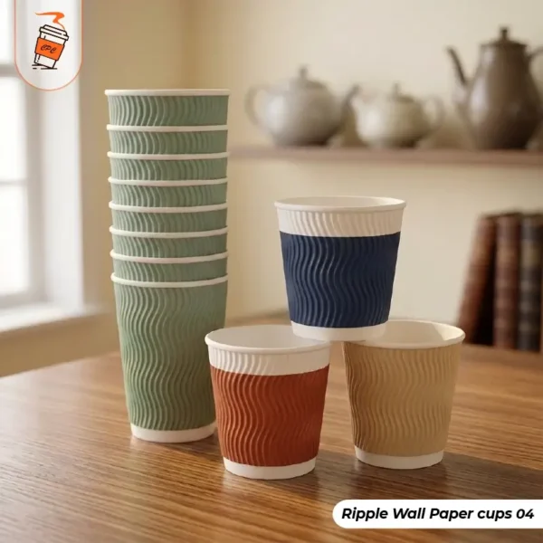 wave ripple wall paper cups (4)